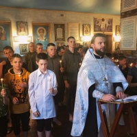 Крещение в воинском храме