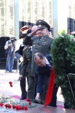 Торжественная церемония возложения венков к мемориалу воинов, павших в боях Второй мировой войны на площади Славы. 2 сентября 2011г.
